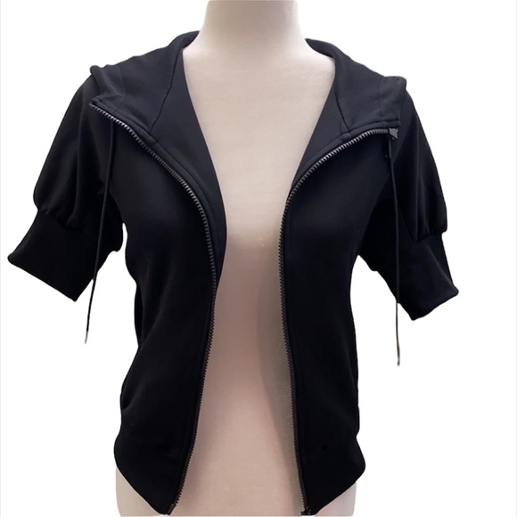 Y-3 Yohji Yamamoto adidas shortsleeved hoodie top - Picture 1 of 12